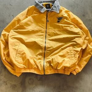 Vintage‎ St. Louis blues zip up windbreaker puffer